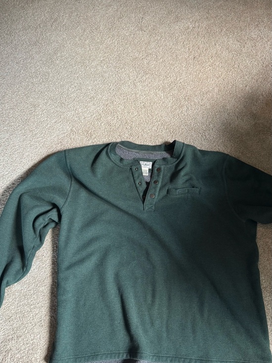 L.L. Bean Other - L.L. Bean Katahdin Iron Works® Bonded Waffle Fleece Henley